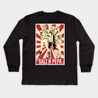 Retro Vintage Salt N Pepa Kids Long Sleeve T-Shirt